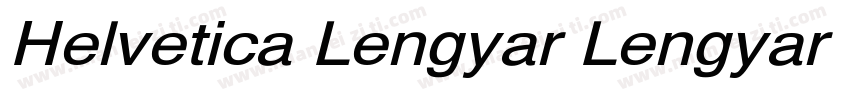 Helvetica Lengyar Lengyar Normal字体转换